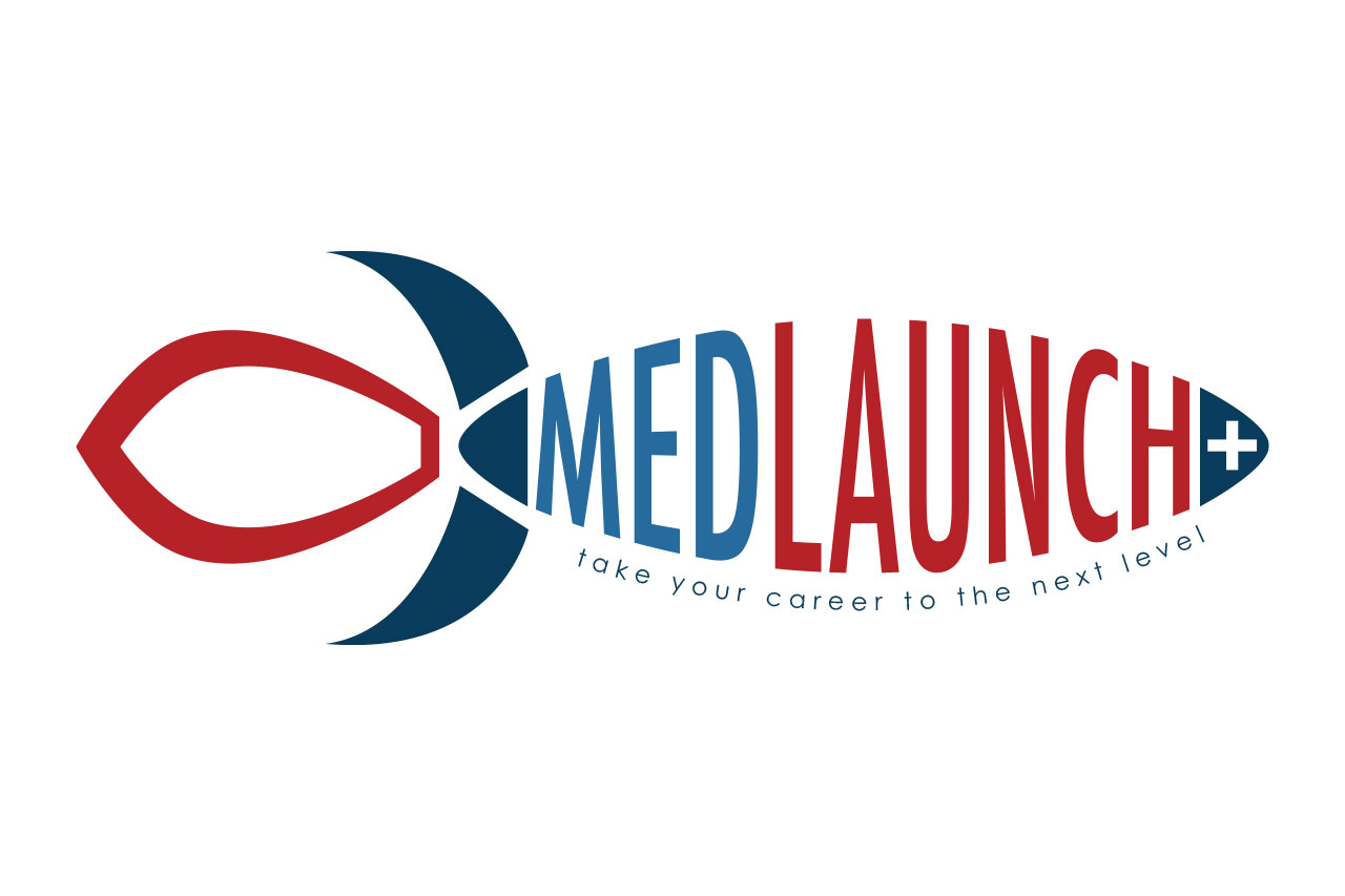 Med Launch Concept Logo